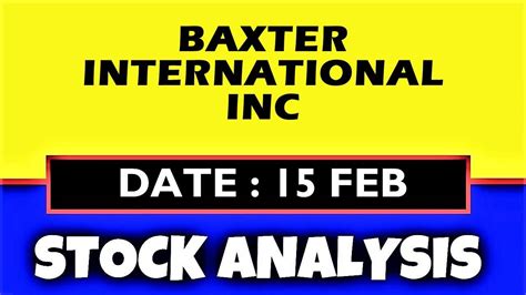Baxter International Inc. share price in real-time (853815 / US0718131099), charts and analyses, news, key data, turnovers, company data. Name / WKN / ISIN / Symbol Help …